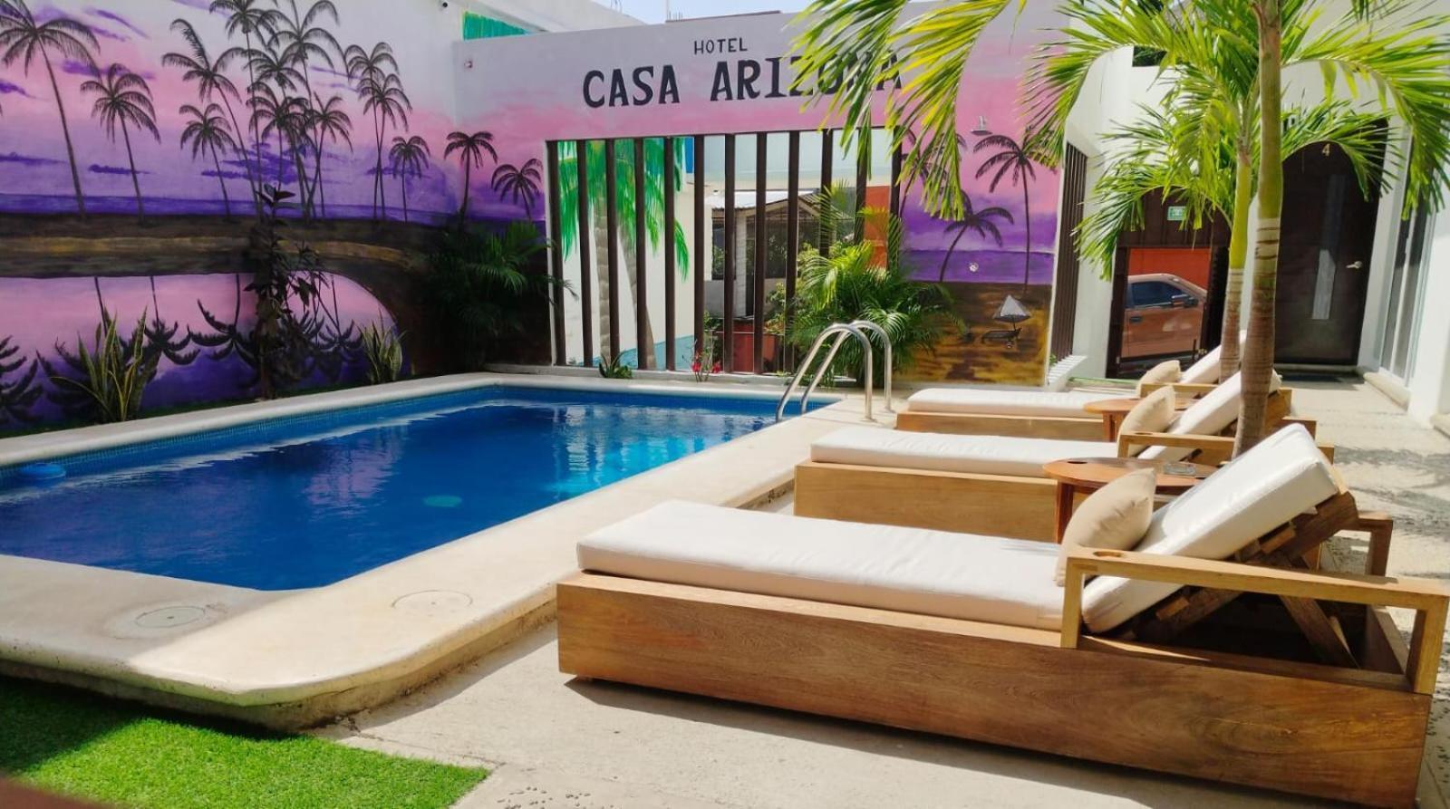 ホテル Casa Arizona Brisas de Zicatela エクステリア 写真